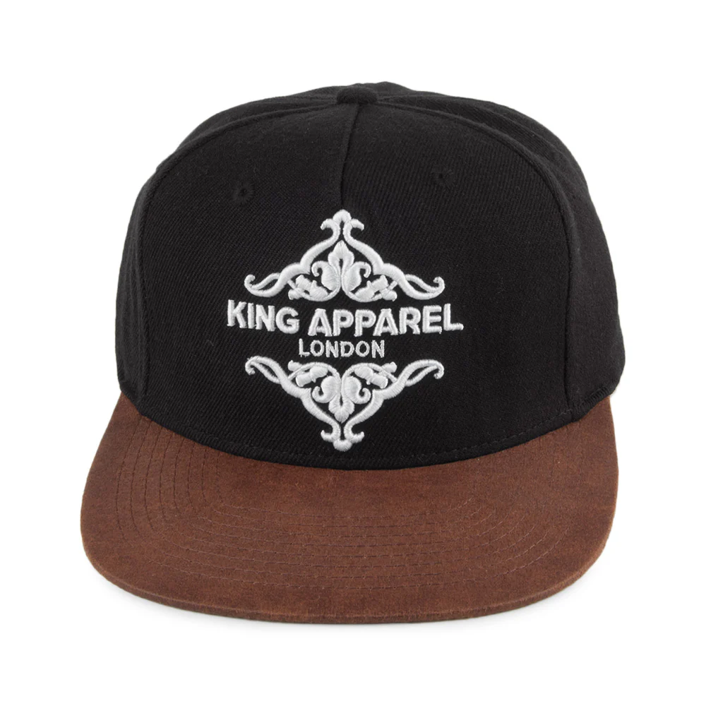 King Apparel Regal Cap - Schwarz-Braun - Image 2