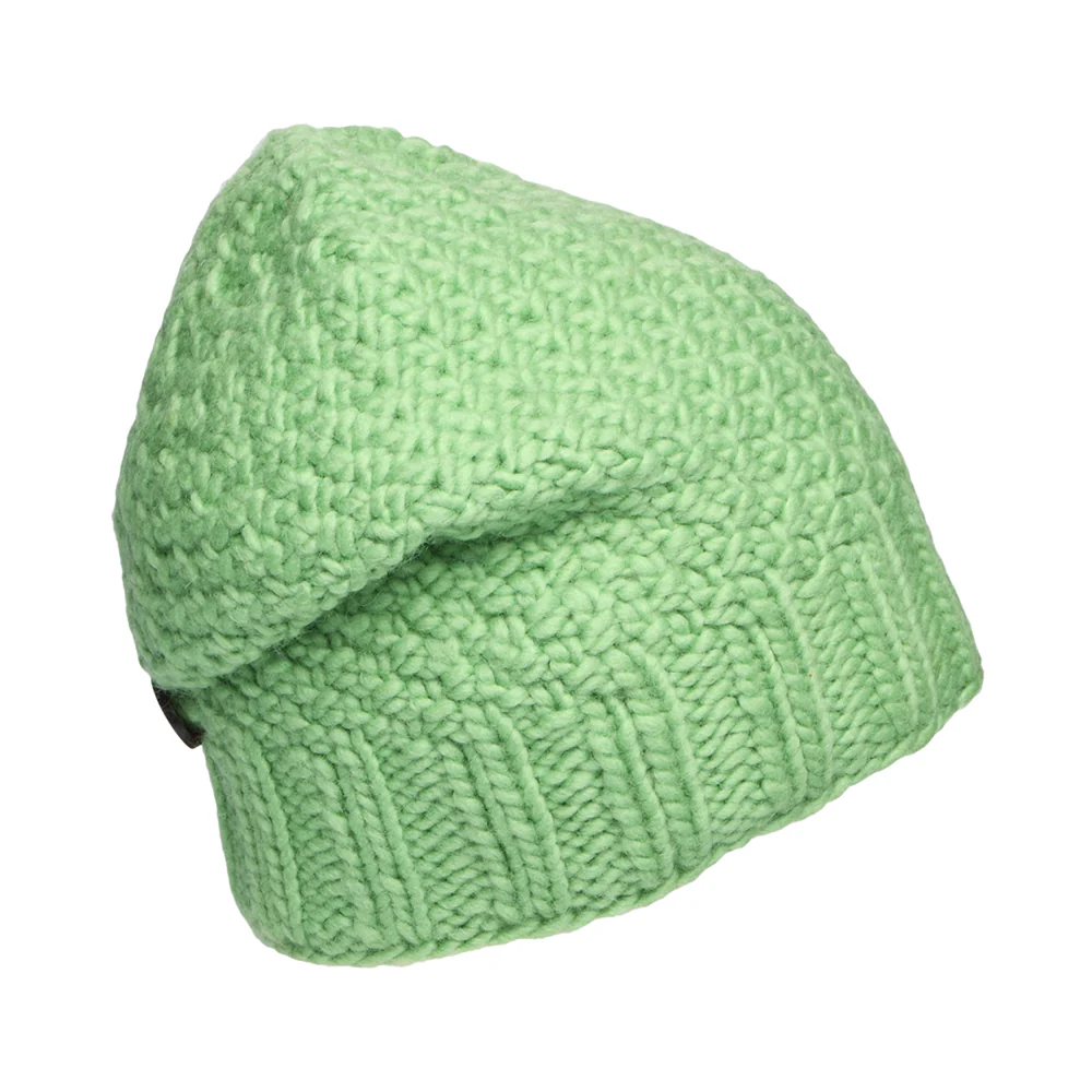 Kusan Button Down Beanie Mütze - Minzgrün - Image 2