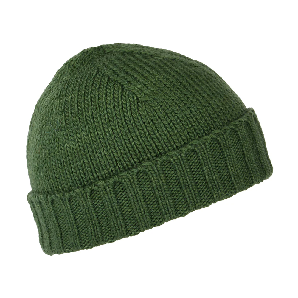Kusan Beanie Mütze aus Merinowolle - Grün - Image 3