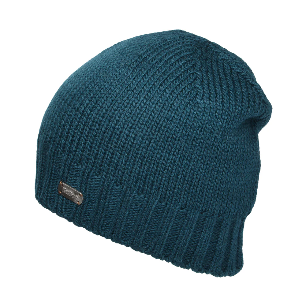 Kusan Beanie Mütze aus Merinowolle - Petrol - Image 2