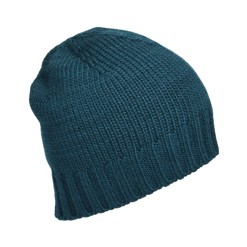 Kusan Beanie Mütze aus Merinowolle - Petrol - Image 4