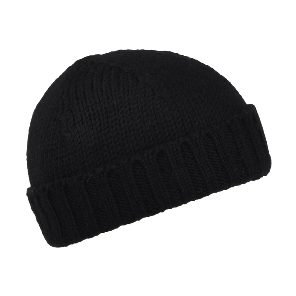 Kusan Beanie Mütze aus Merinowolle - Schwarz - Image 3