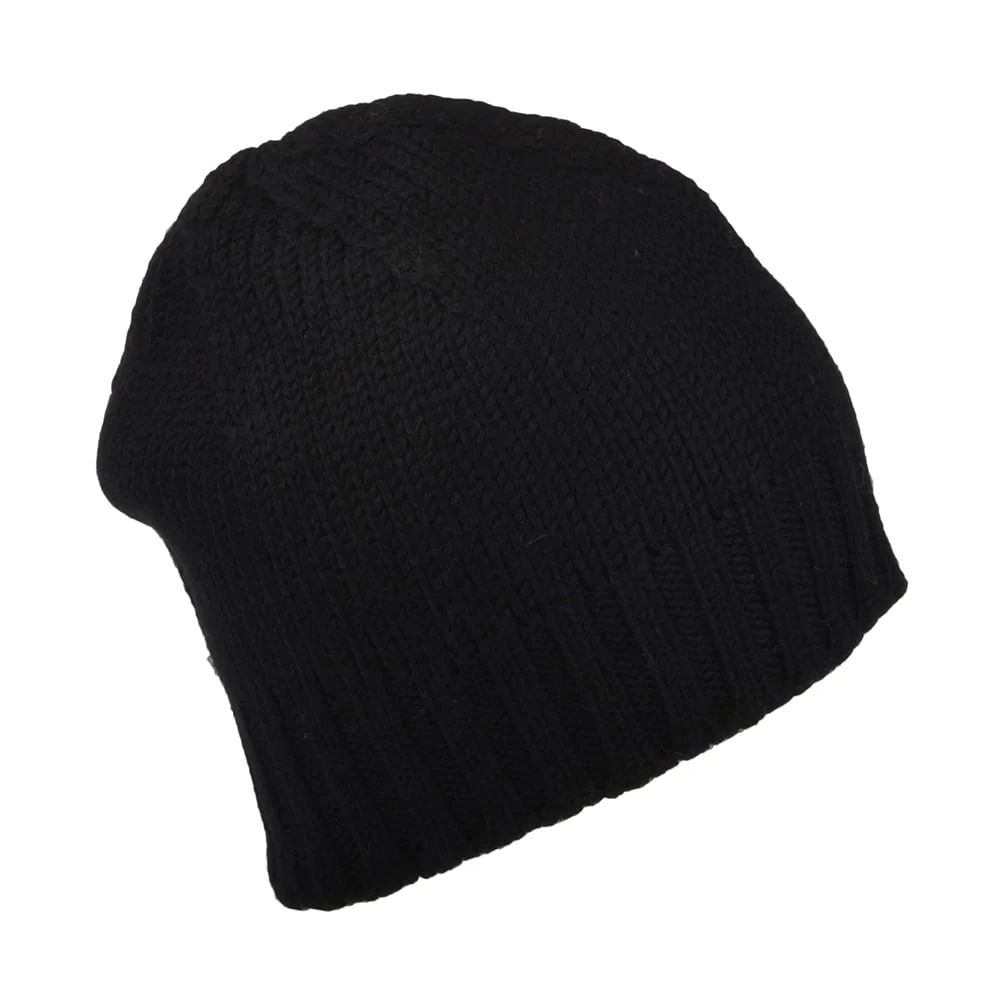 Kusan Beanie Mütze aus Merinowolle - Schwarz - Image 4