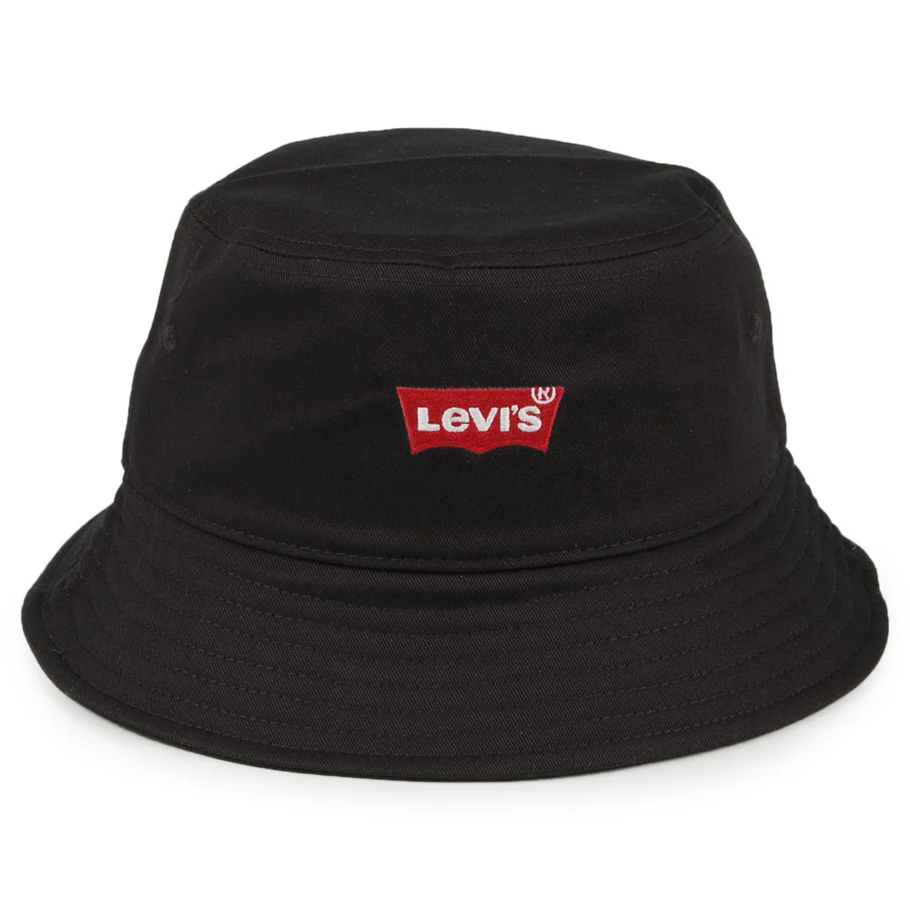Levi's Batwing Fischerhut aus Baumwolle - Schwarz - Image 2