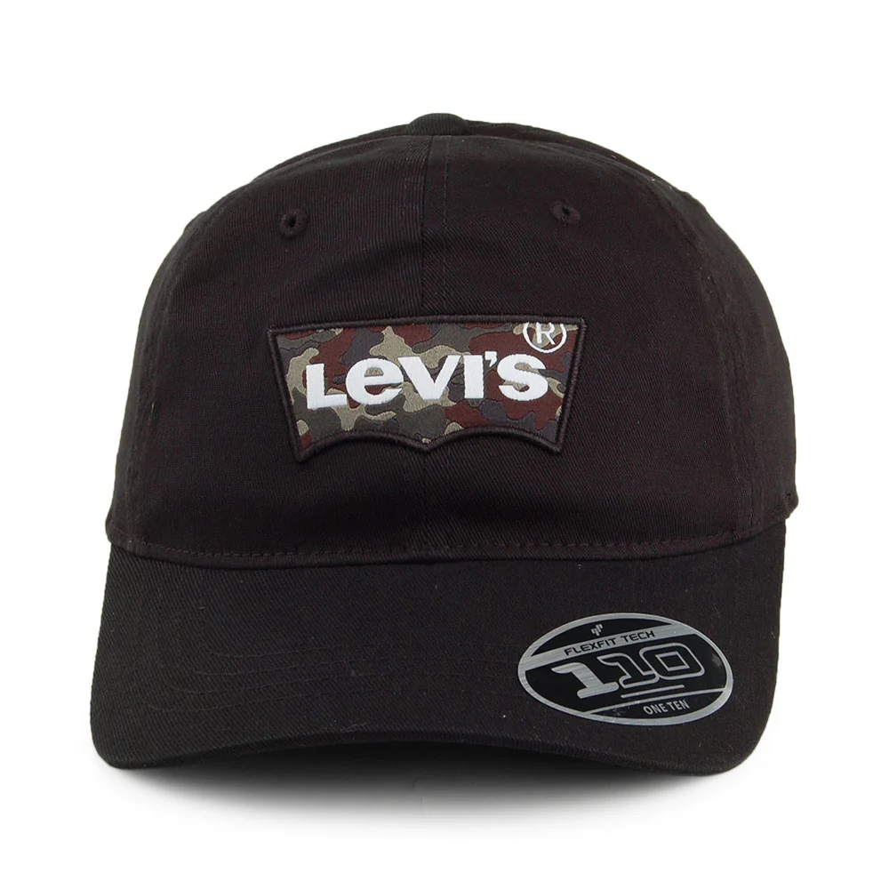 Levi's Big Batwing Baseball Cap Mit Camo Logo - Schwarz - Image 2