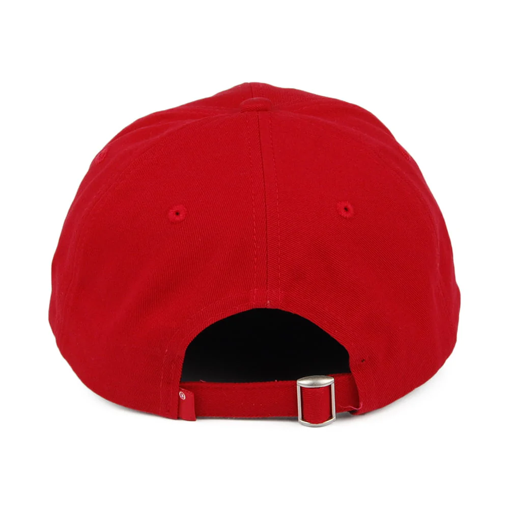 Levi's Box Tab Baseball Cap - Rot Etikett ohne Aufschrift - Image 3