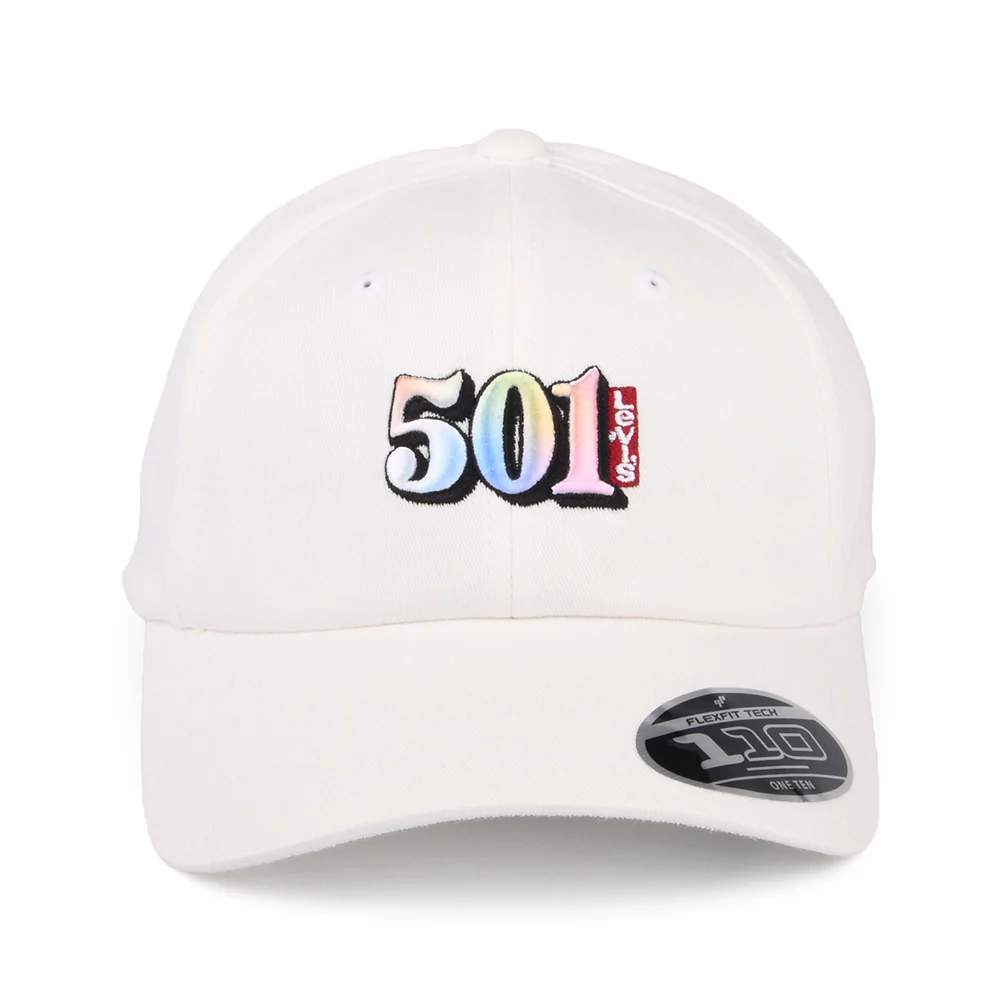 Levi's Damen 501 Flexfit Baseball Cap - Creme - Image 2