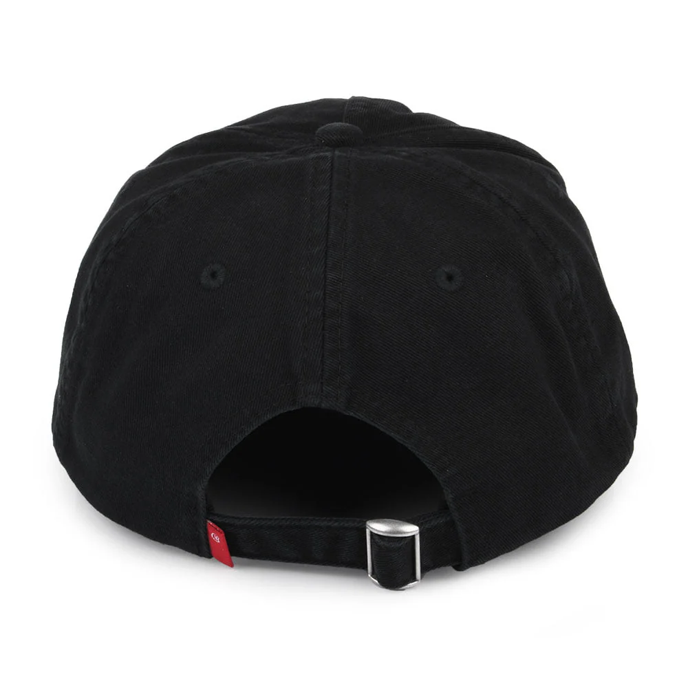 Levi's Debossed Big Batwing Verwaschene Baseball Cap mit leerem Etikett - Schwarz - Image 3