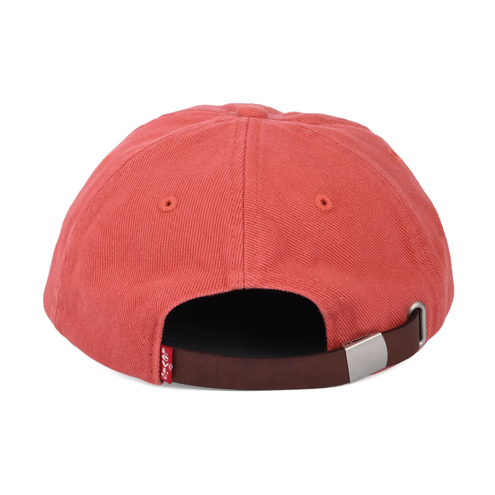 Levi's Essential Denim Baseball Cap - Dunkles Orange - Image 3