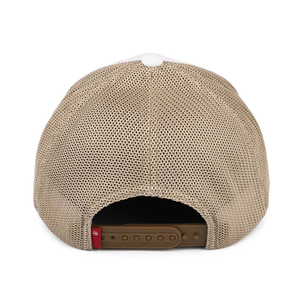 Levi's Graphic Flexfit Trucker Cap mit leerem Etikett - Braun-Weiß - Image 3