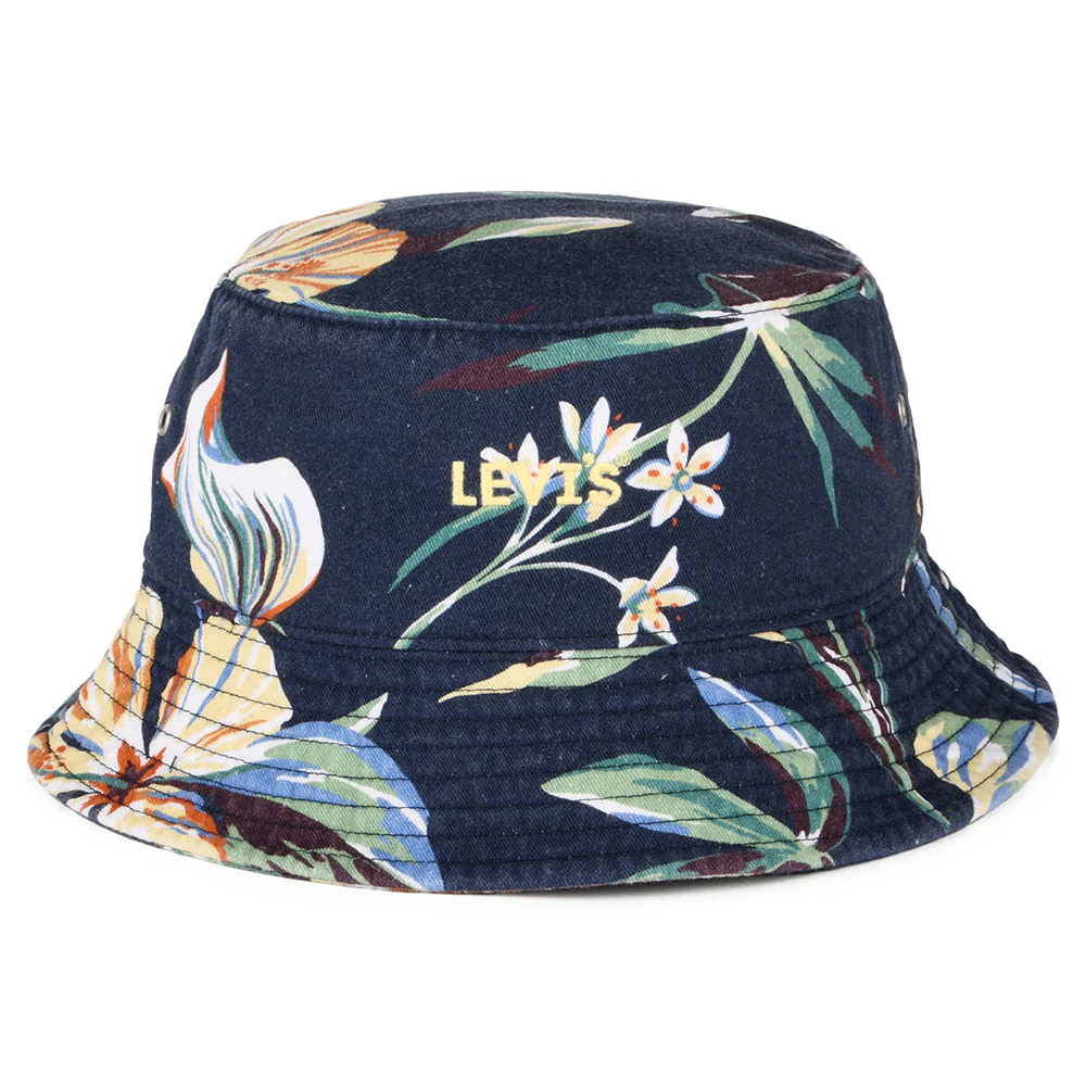 Levi's Headline Fischerhut Floral - Marineblau - Image 2
