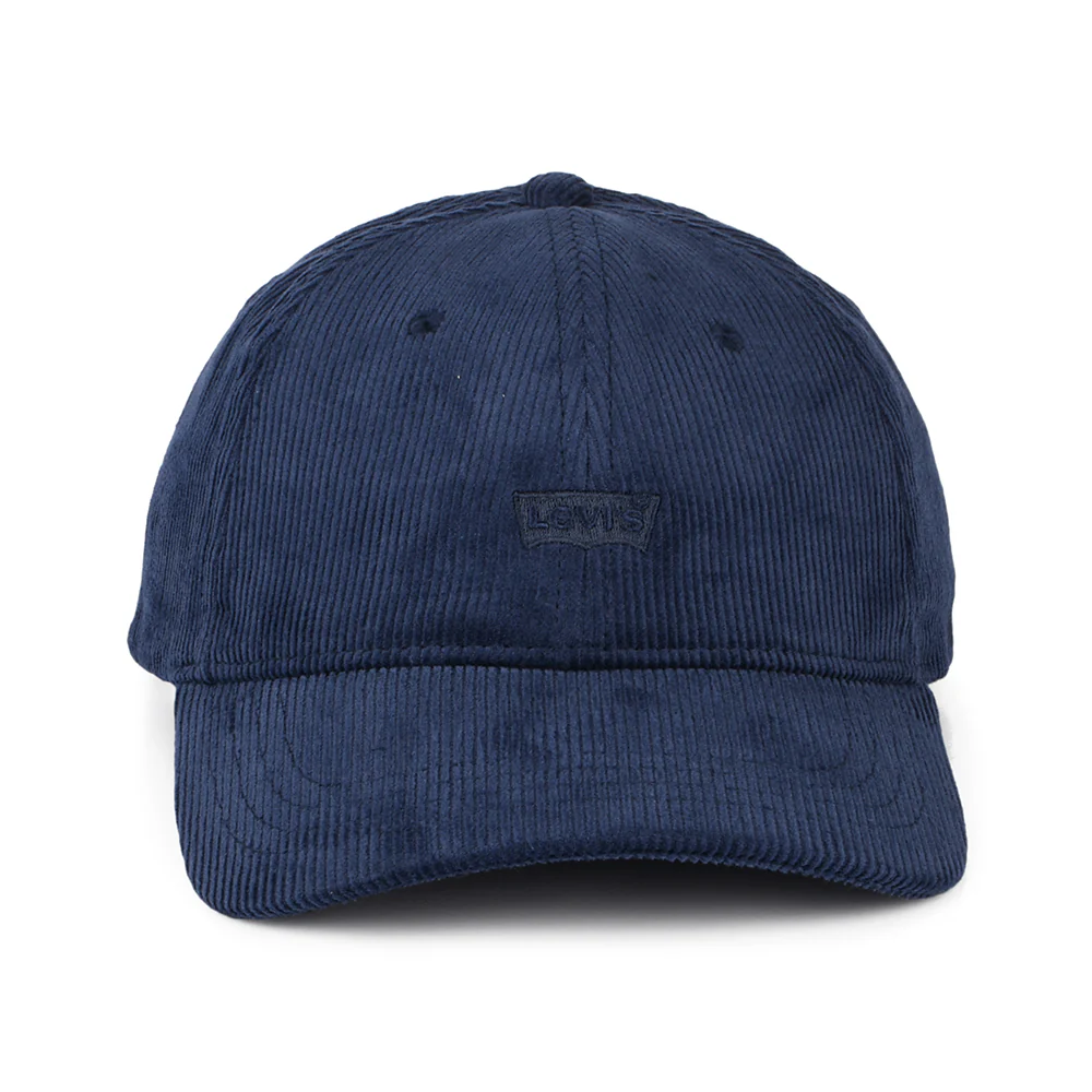 Levi's Holiday Kord Baseball Cap - Marineblau - Image 2