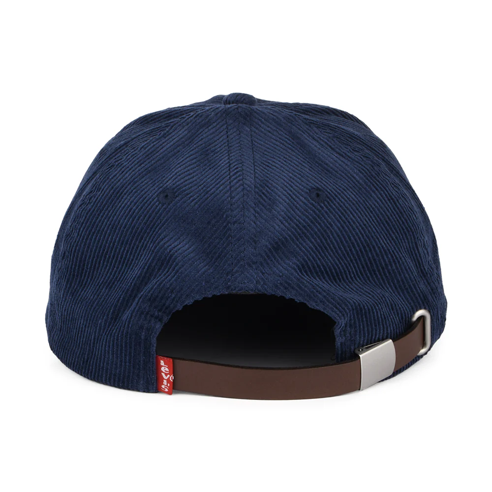 Levi's Holiday Kord Baseball Cap - Marineblau - Image 3