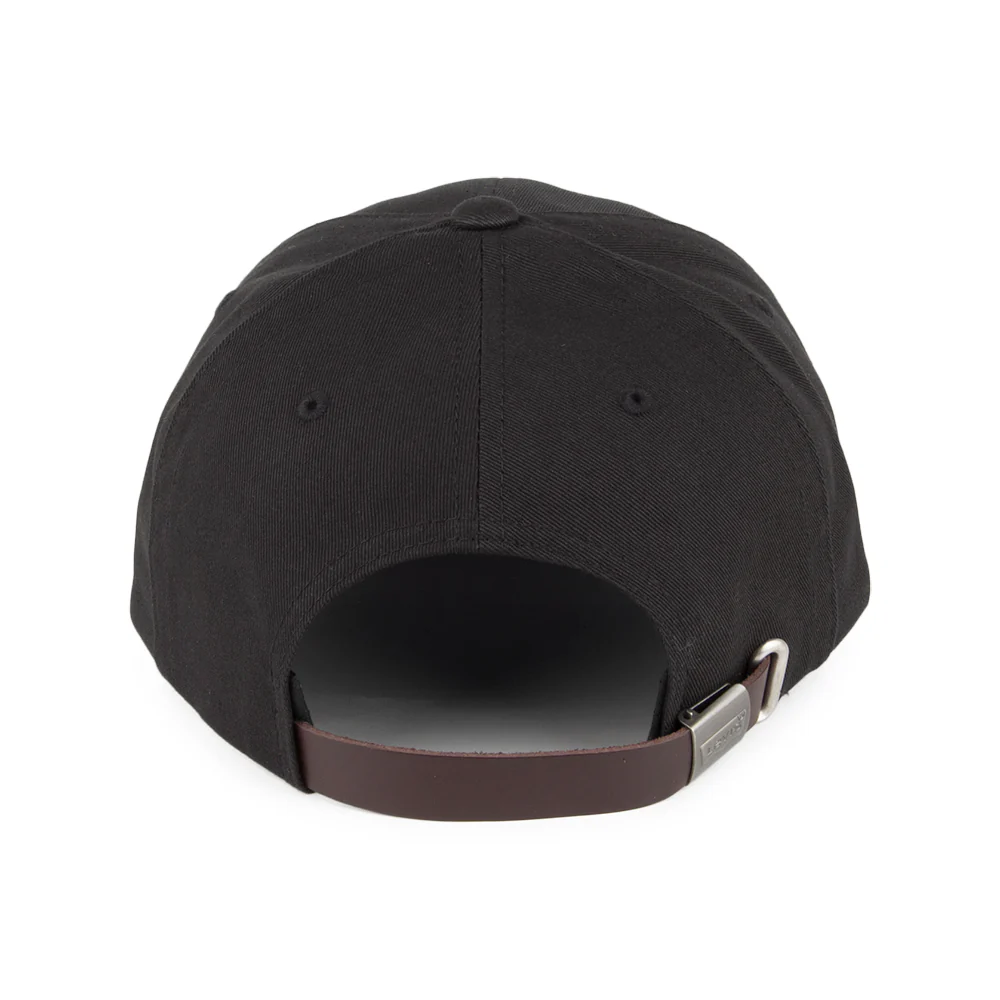 Levi's Klassische Twill Cap mit rotem unbedruckten Logo - Schwarz - Image 3