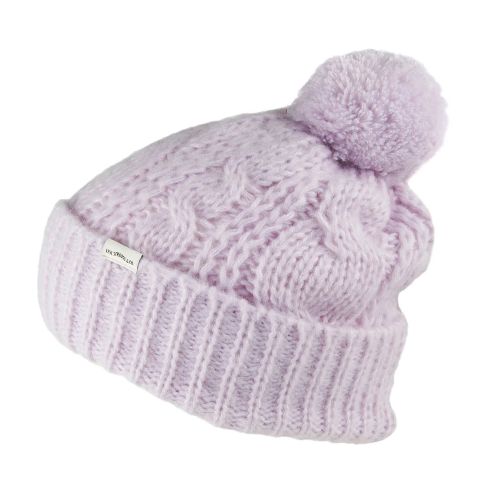 Levi's Lofty Bommelmütze Zopf - Rosa