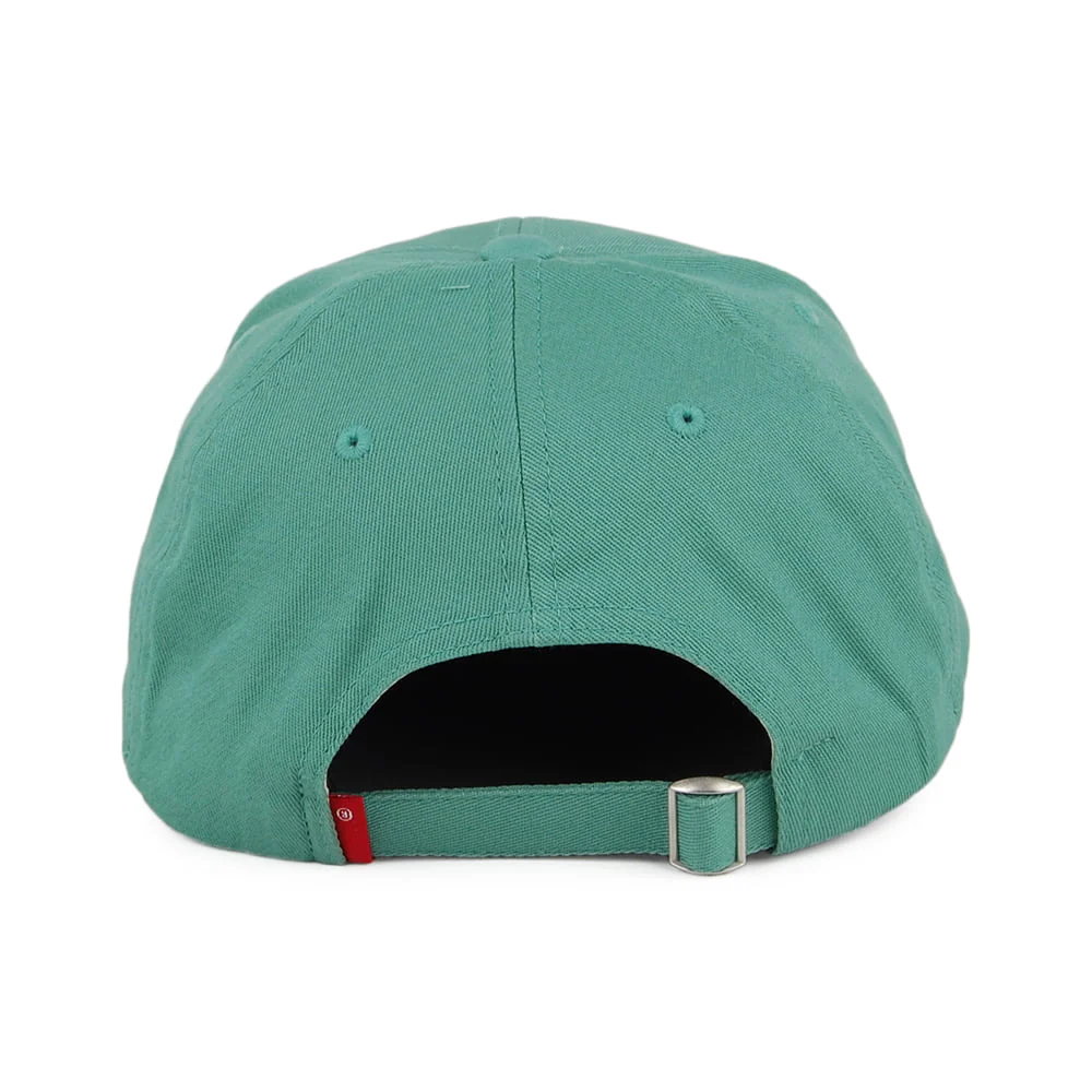 Levi's Mid Batwing Denim Baseball Cap mit leerem Etikett - Minzgrün - Image 3