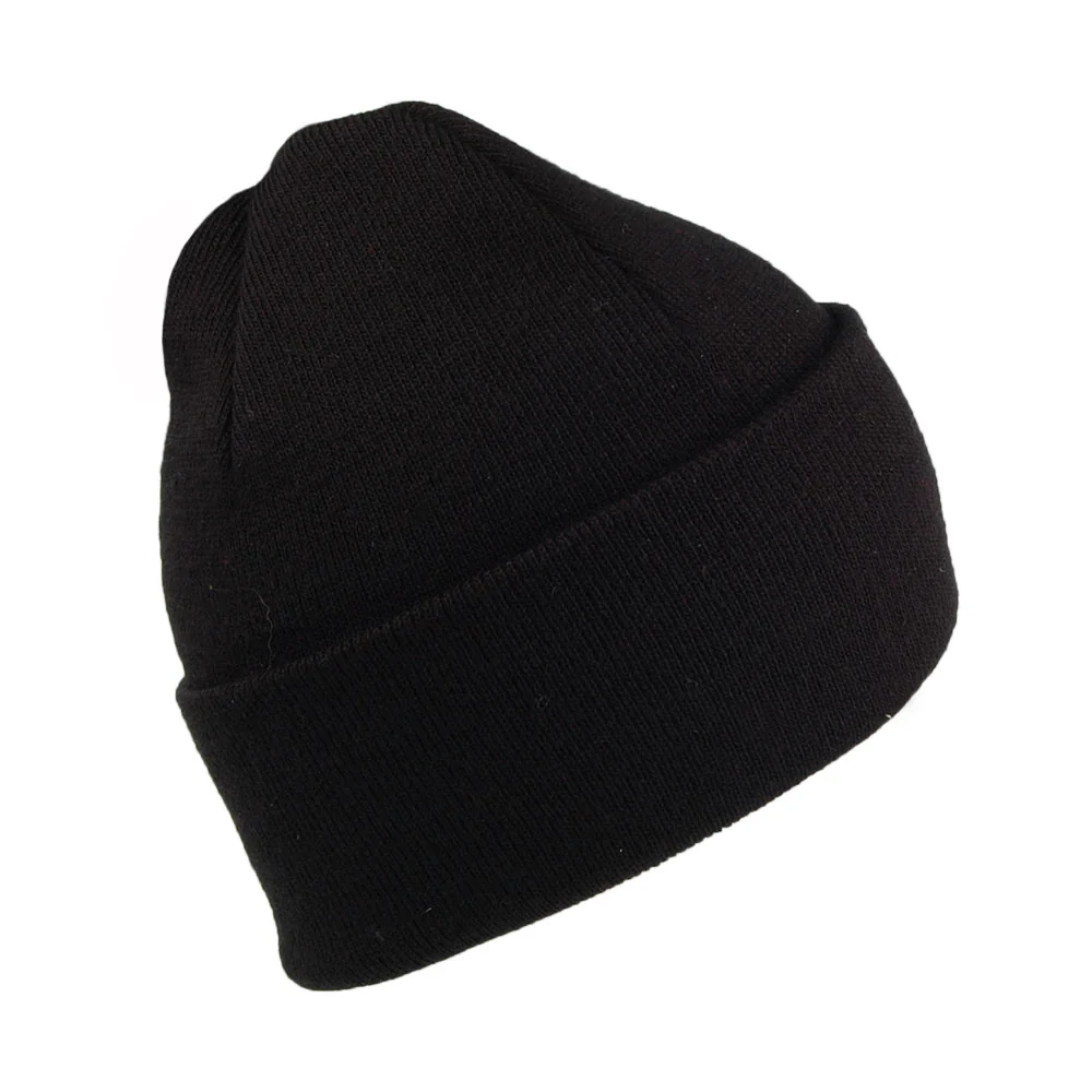 Levi's mit rotem Logo bestickte Beanie Mütze Slouchy - Schwarz - Image 2