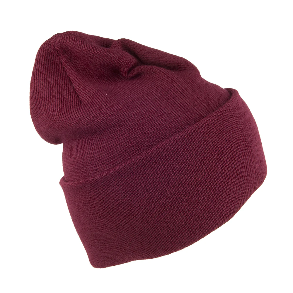 Levi's Neue Beanie Mütze Übergroße mit Rotem Etikett - Burgunderrot - Image 2
