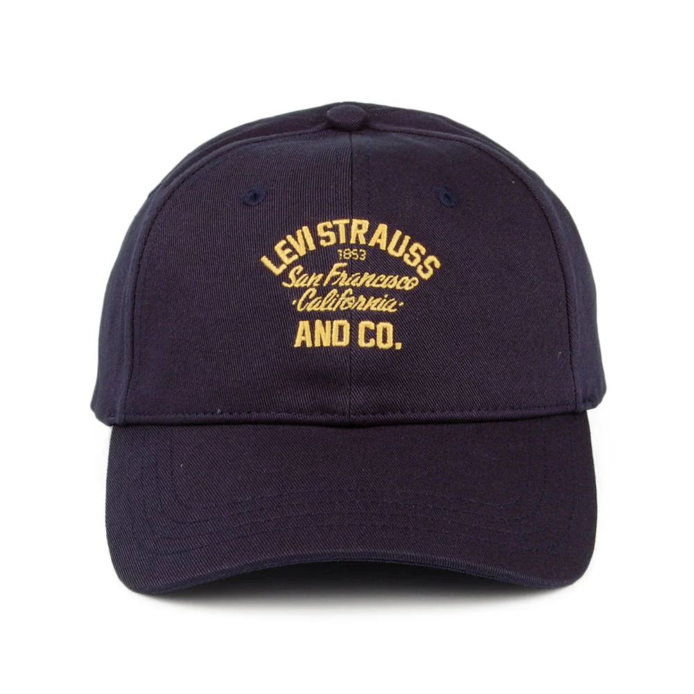 Levi's New Graphic Baseball Cap - Marineblaues Etikett ohne Aufschrift - Image 2