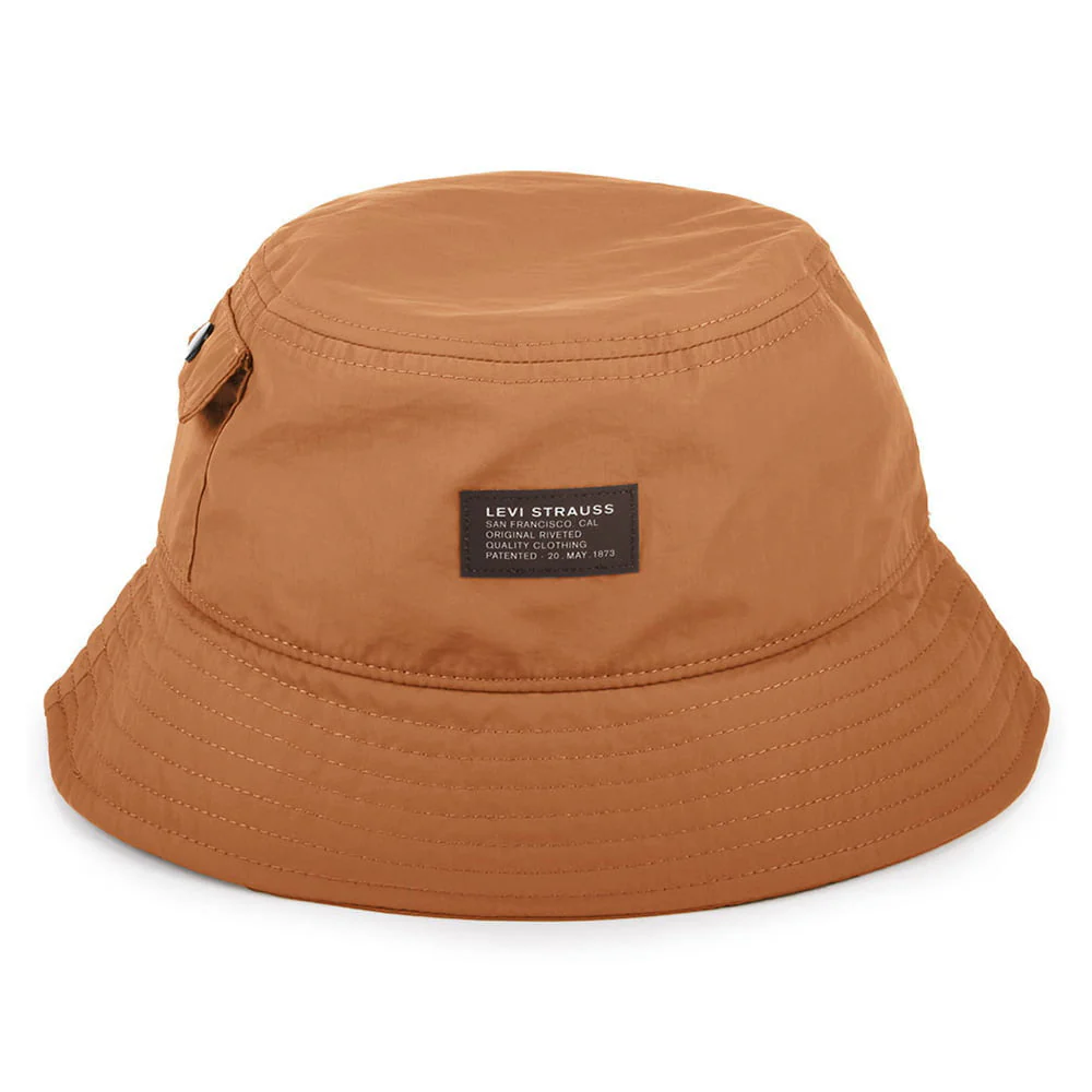Levi's No Horse Pull Logo Patch Pocketed Fischerhut - Khaki - Image 2