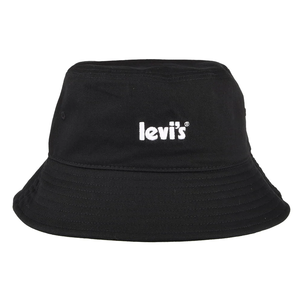 Levi's Poster Logo Fischerhut - Schwarz