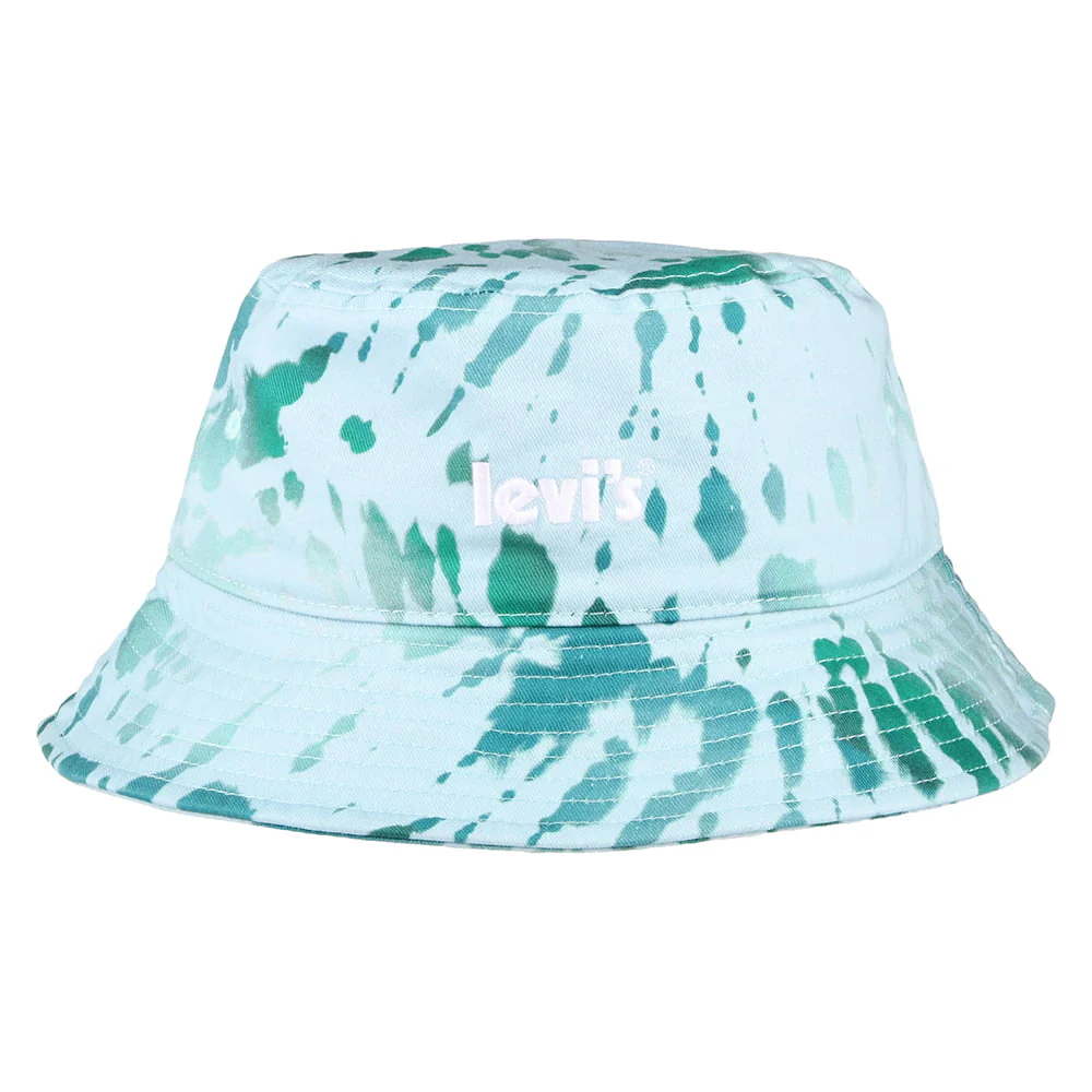 Levi's Poster Logo Fischerhut Tie Dye - Blau