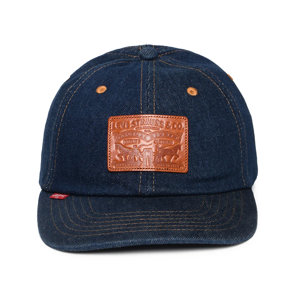 Levi's Relaxed Heritage Denim Baseball Cap - Dunkelblau - Image 2