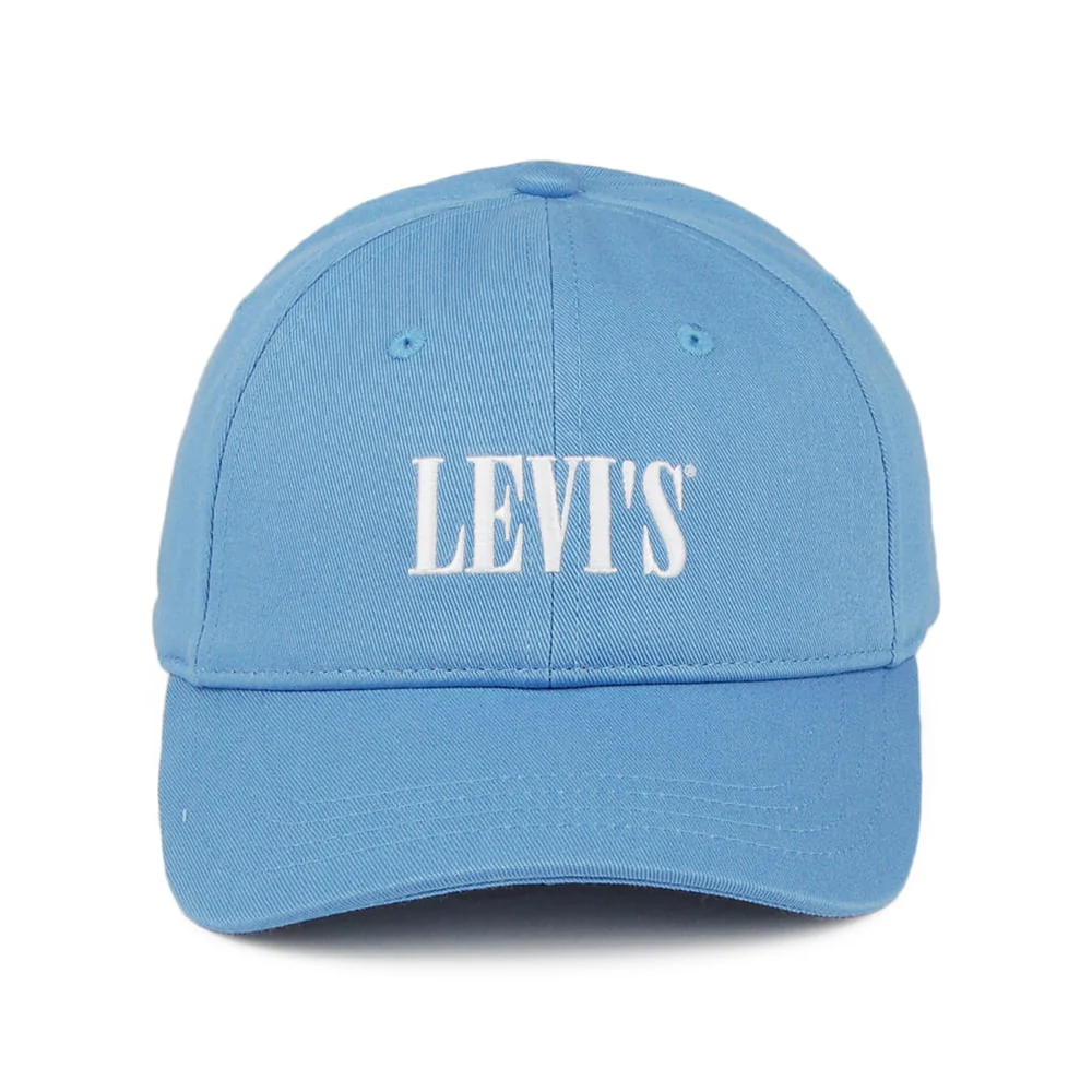 Levi's Serif Logo Baseball Cap aus Baumwolle - Blau Etikett ohne Aufschrift - Image 2