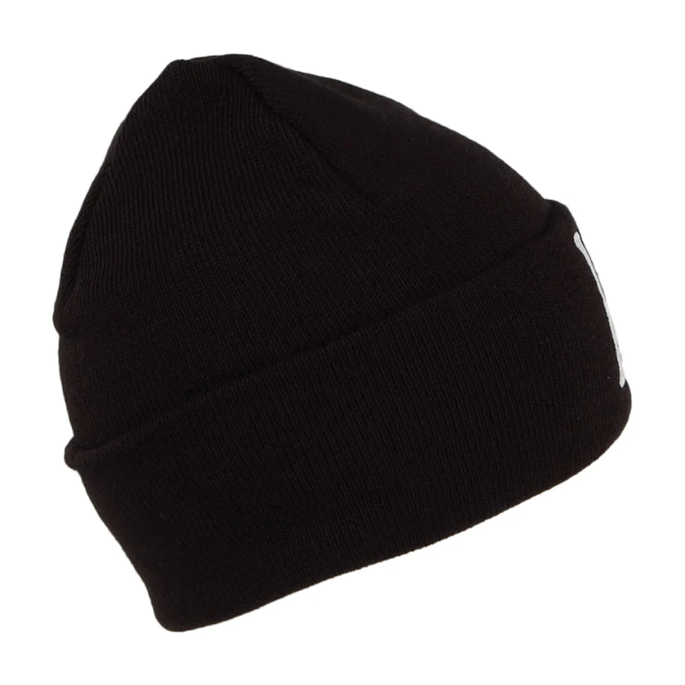 Levi's Serif Logo Beanie Mütze mit Umschlag - Schwarz - Image 2
