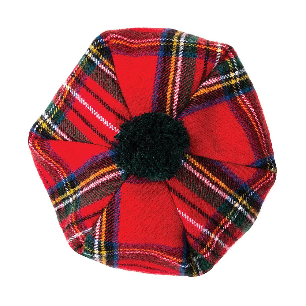 Lochcarron Of Scotland Tam O' Shanter Mütze - Royal Stewart - Rot - Image 2