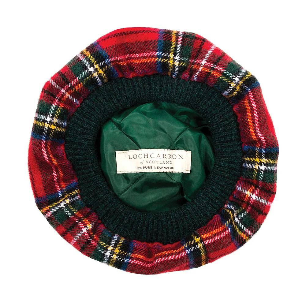 Lochcarron Of Scotland Tam O' Shanter Mütze - Royal Stewart - Rot - Image 3