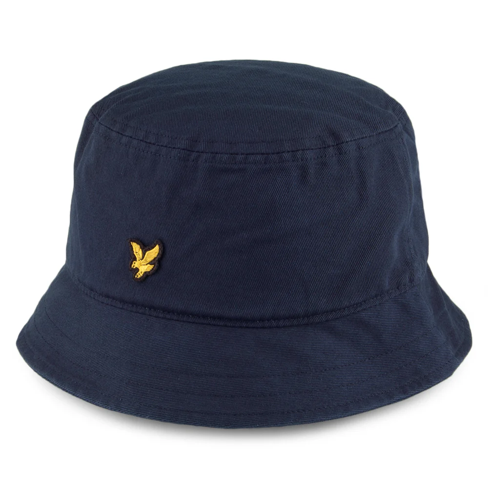 Lyle & Scott Fischerhut aus Baumwolle - Marineblau