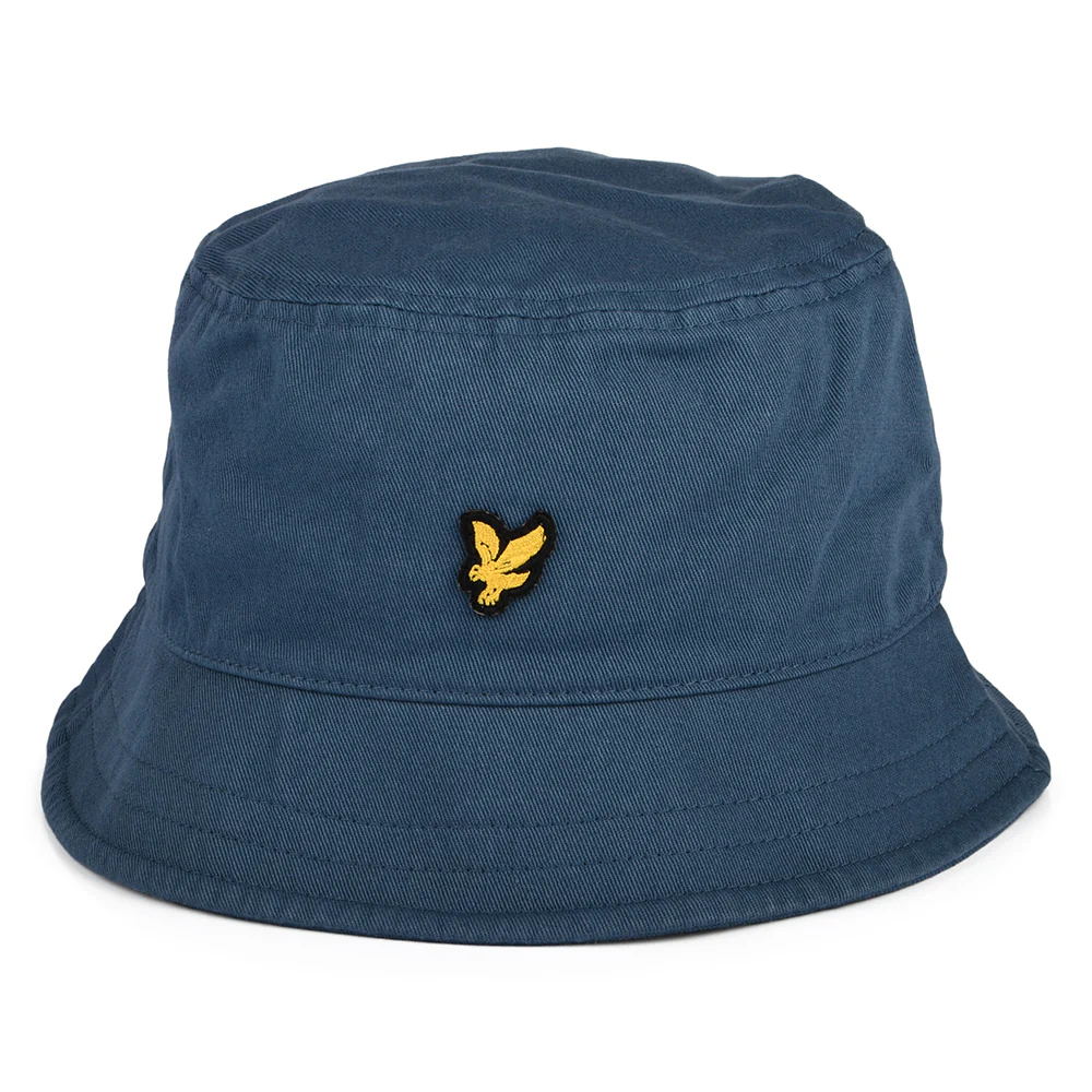 Lyle & Scott Fischerhut aus Baumwolle - Rauchblau - Image 2
