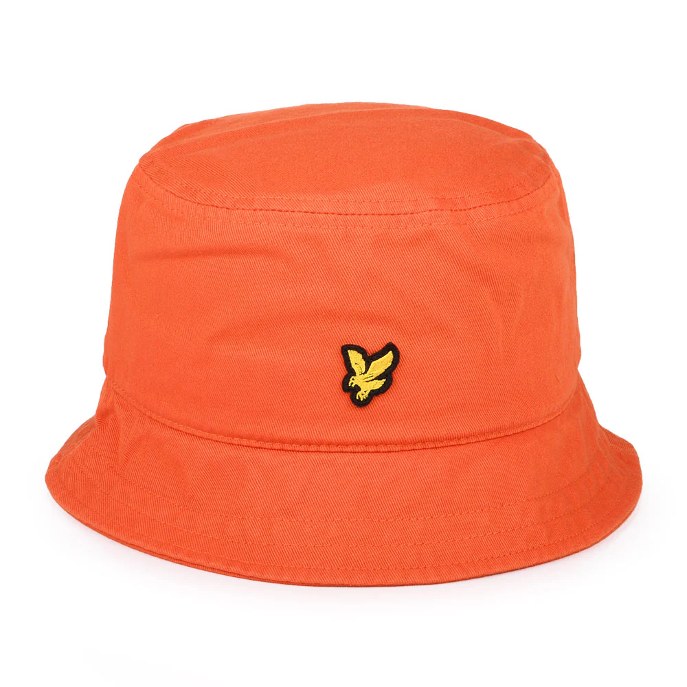 Lyle & Scott Fischerhut aus Baumwolle - Verbranntes Orange - Image 2
