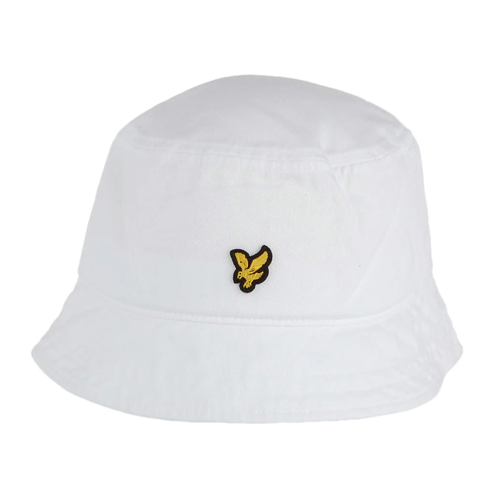 Lyle & Scott Fischerhut aus Baumwolle - Weiß - Image 2