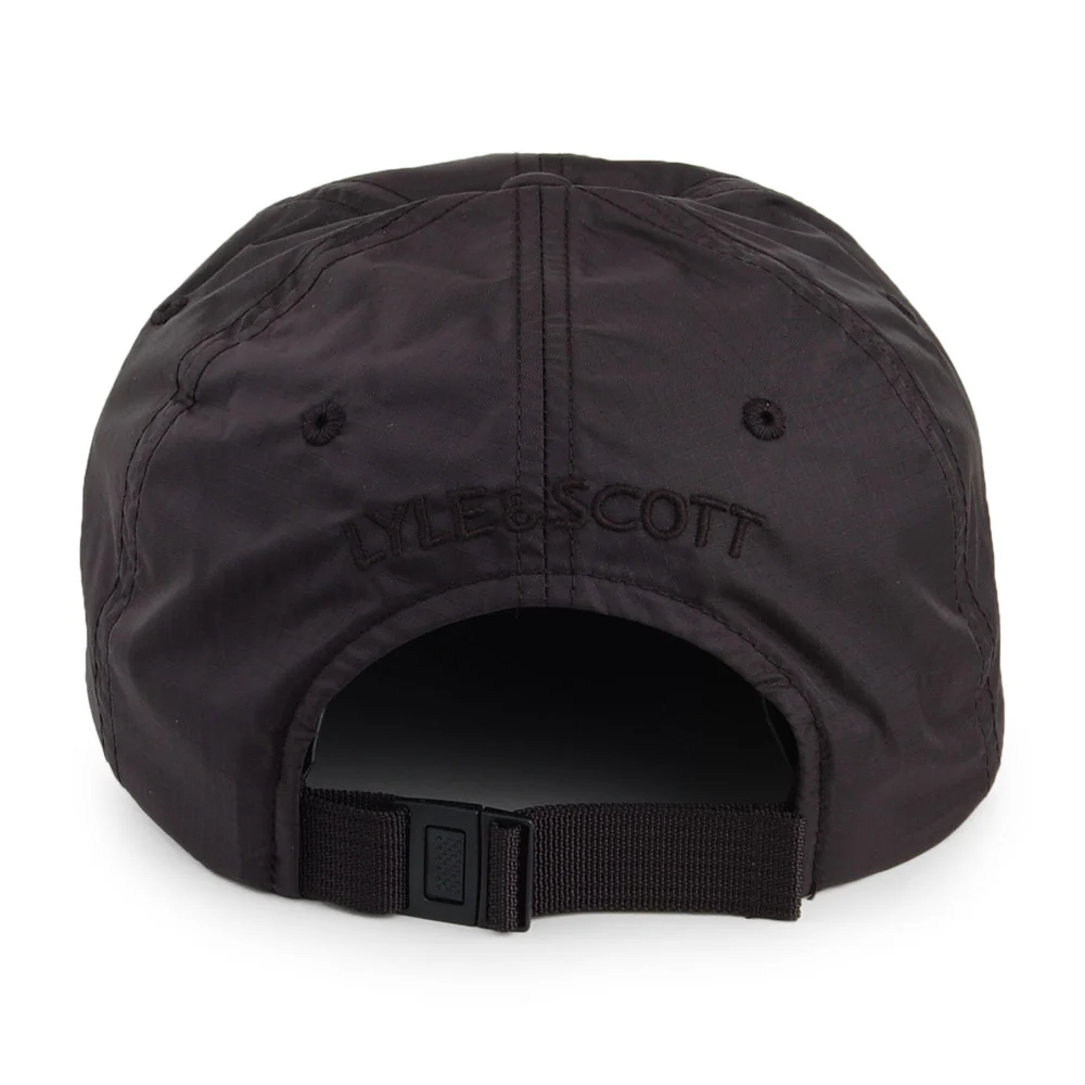 Lyle & Scott Ripstop Baseball Cap aus Nylon - Schwarz - Image 3
