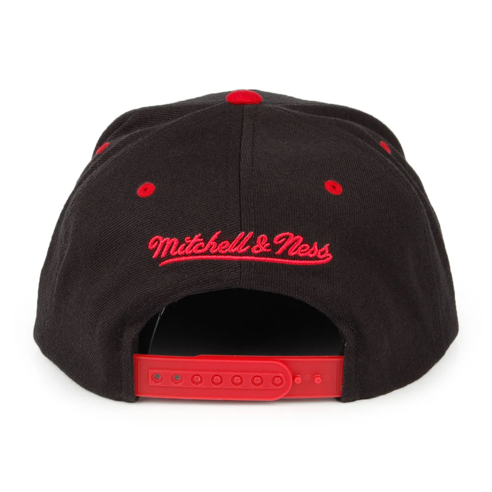 Mitchell & Ness Atlanta Hawks Snapback Cap NBA Arch 2 Tone - Schwarz-Rot - Image 4