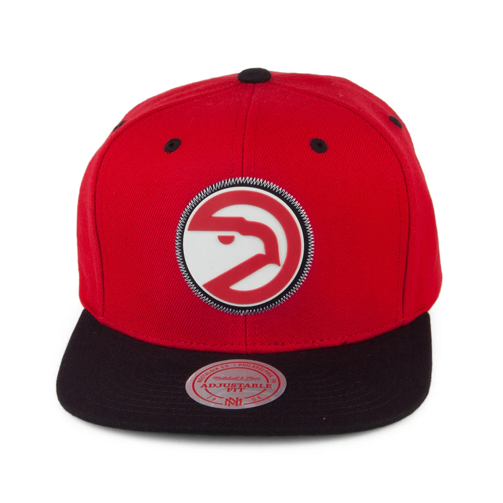 Mitchell & Ness Atlanta Hawks - Zig Zag - Rot-Schwarz - Image 2