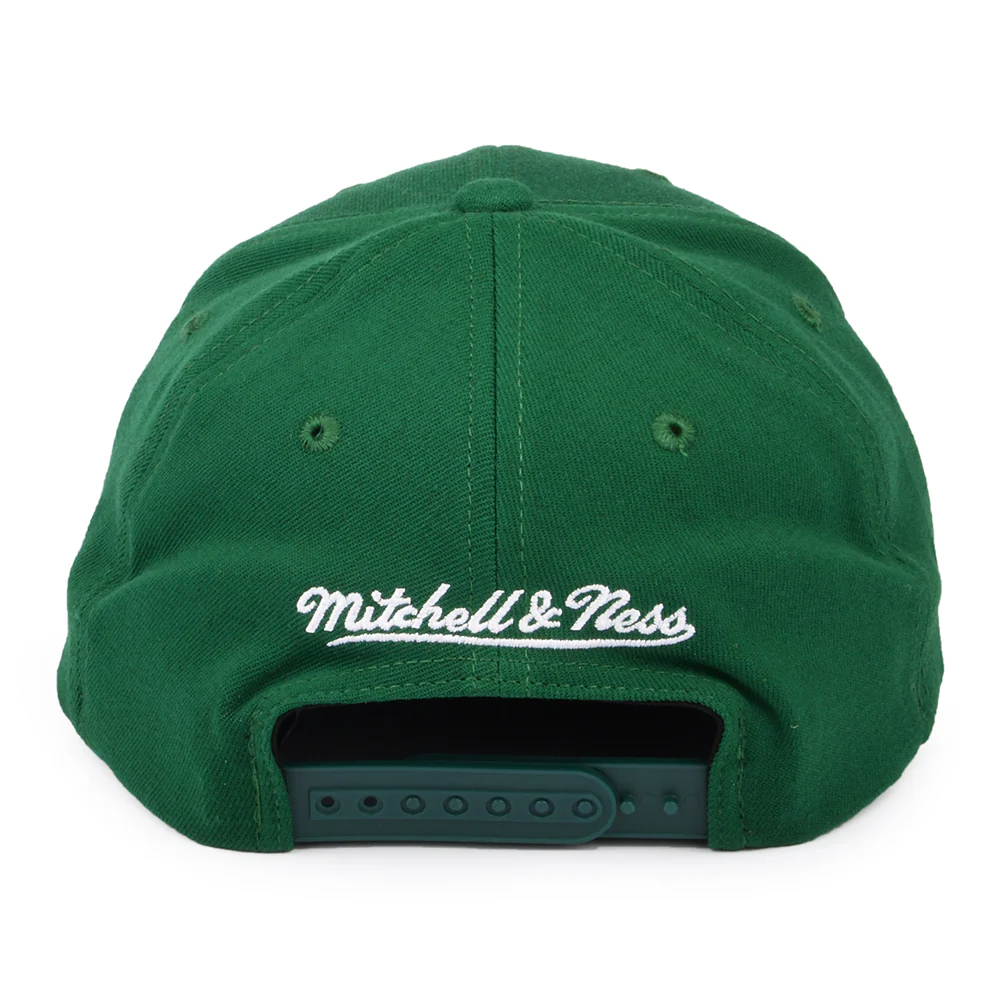 Mitchell & Ness Boston Celtics Snapback Cap - NBA Team Ground Stretch - Grün - Image 3