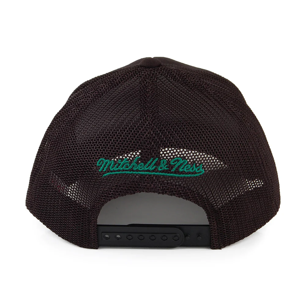 Mitchell & Ness Boston Celtics Trucker Cap - Vintage Jersey - Schwarz - Image 3