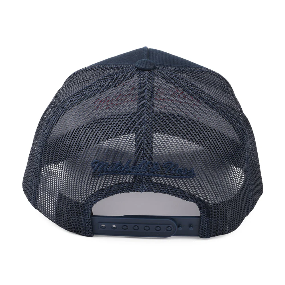 Mitchell & Ness Branded Box Logo Classic Trucker Cap - Marineblau - Image 3