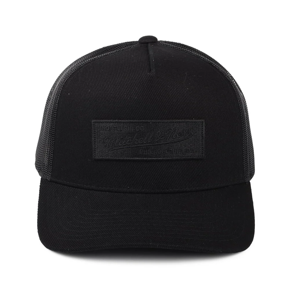 Mitchell & Ness Branded Box Logo Classic Trucker Cap - Schwarz - Image 2