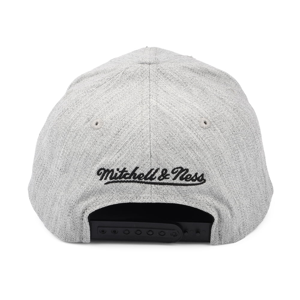 Mitchell & Ness Brooklyn Nets Snapback Cap - NBA Team Heather Redline - Meliertes Grau - Image 3