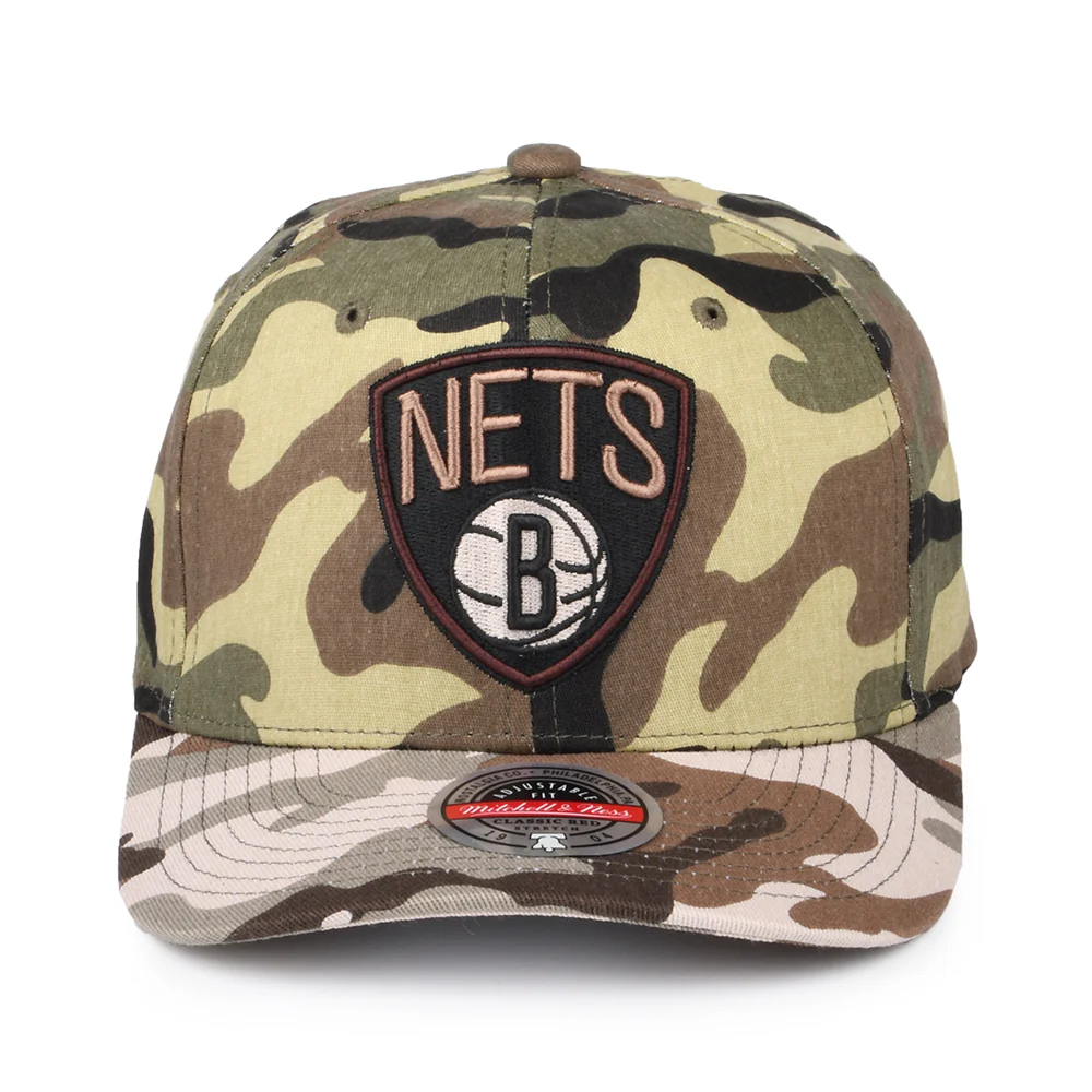 Mitchell & Ness Brooklyn Nets Snapback Cap - NBA Woodland Desert Stretch - Tarnfarben - Image 2