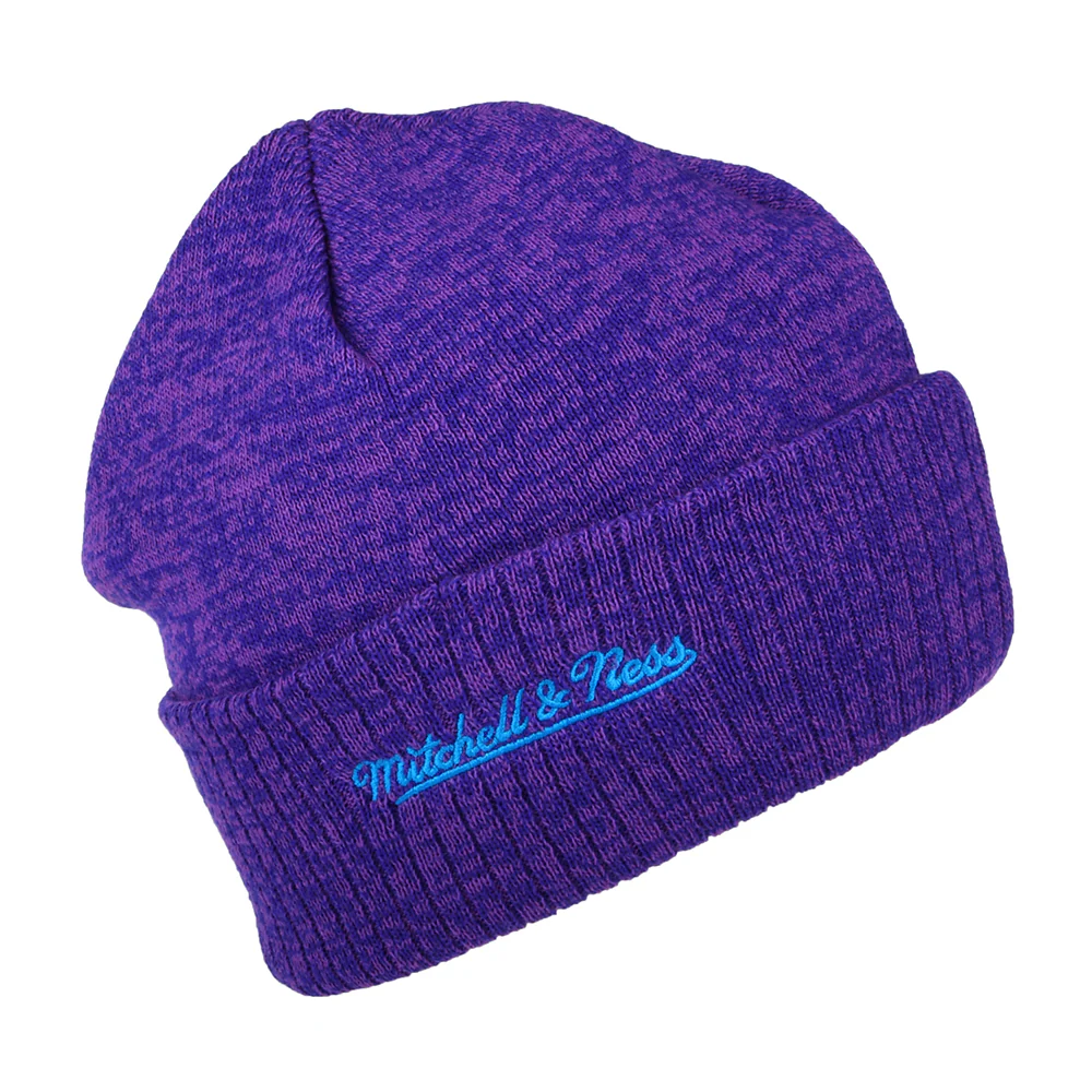 Mitchell & Ness Charlotte Hornets Beanie Mütze - NBA Fandom Knit HWC - Lila - Image 2