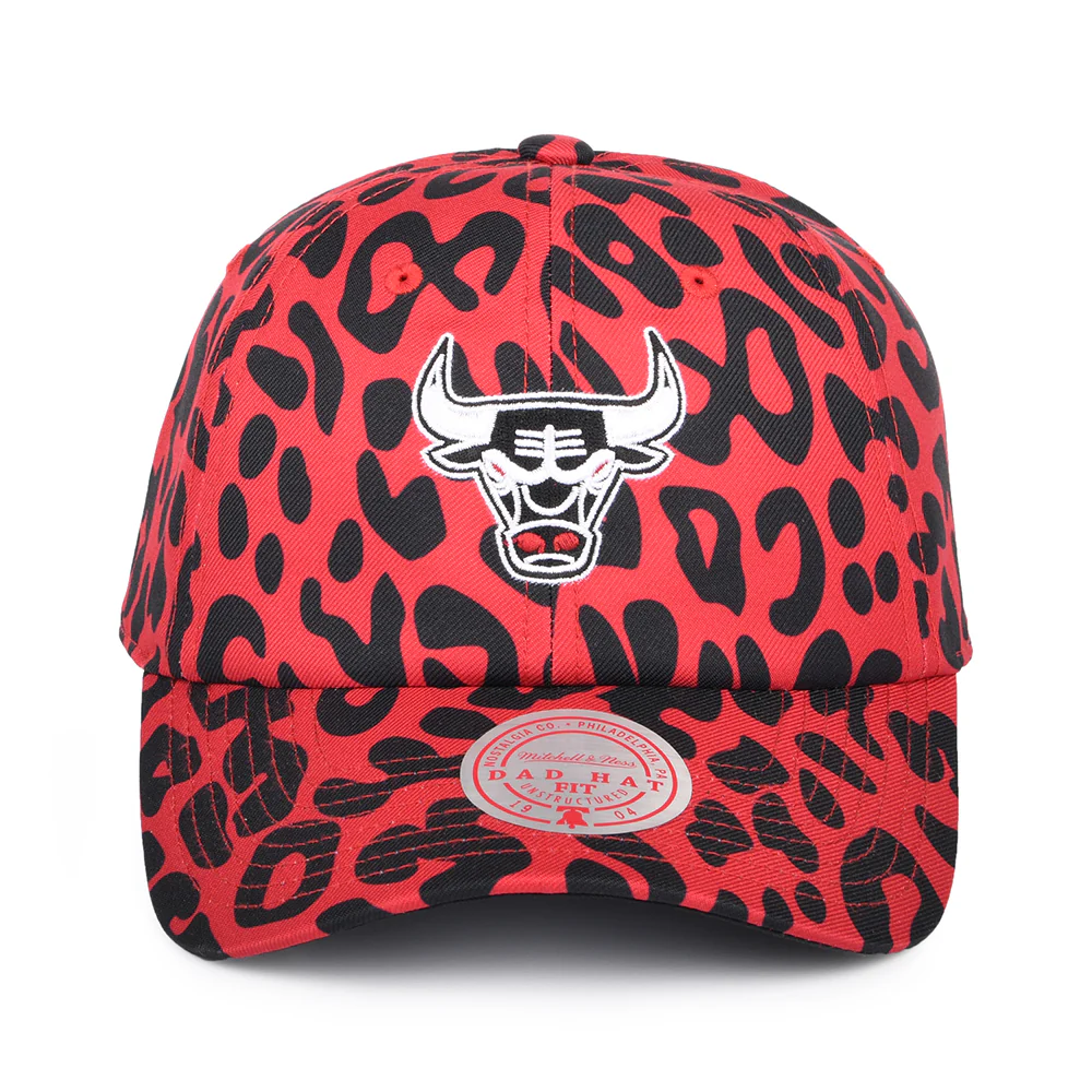 Mitchell & Ness Chicago Bulls Baseball Cap - NBA Wild Style - Rot - Image 2