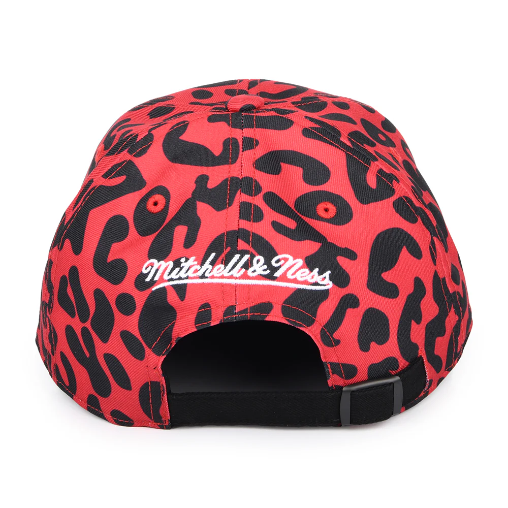 Mitchell & Ness Chicago Bulls Baseball Cap - NBA Wild Style - Rot - Image 3