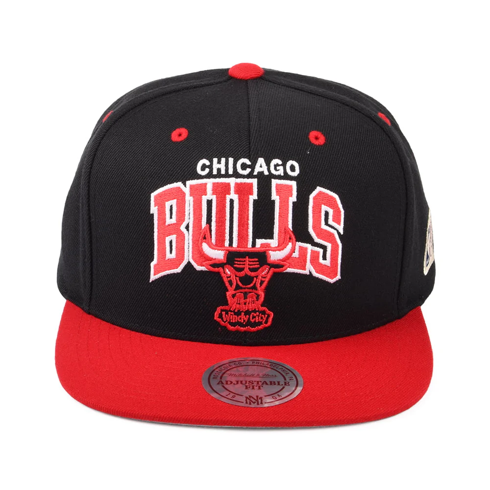 Mitchell & Ness Chicago Bulls Snapback Cap NBA Arch 2 Tone - Schwarz-Rot - Image 2