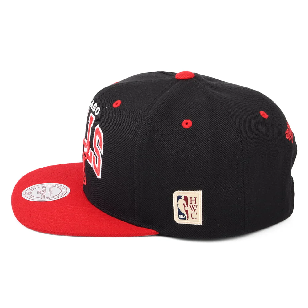 Mitchell & Ness Chicago Bulls Snapback Cap NBA Arch 2 Tone - Schwarz-Rot - Image 3