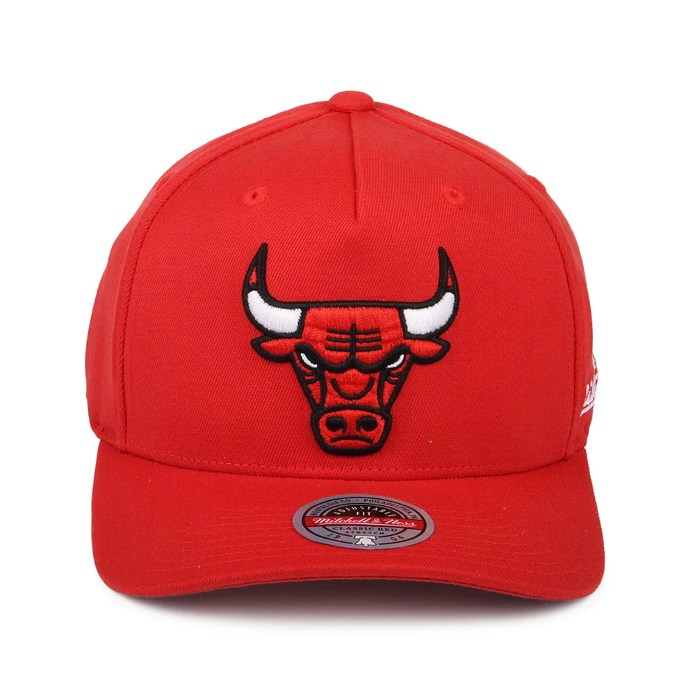 Mitchell & Ness Chicago Bulls Snapback Cap - NBA Dropback Solid Redline - Rot - Image 2